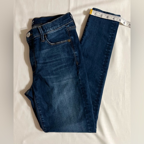 Gap Jeans Womens 29 Blue Real Straight Stretch  Denim 29s pre-owned - Picture 6 of 6